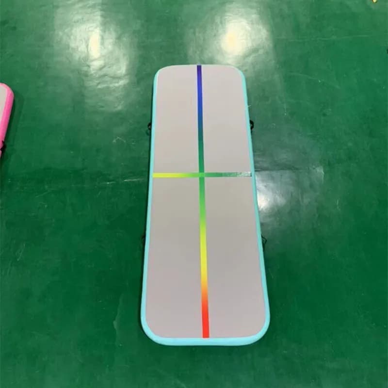 Tapis de gymnastique gonflable HIBADOU, tapis d'entraînement 3m, tapis d'entraînement Air Track arc-
