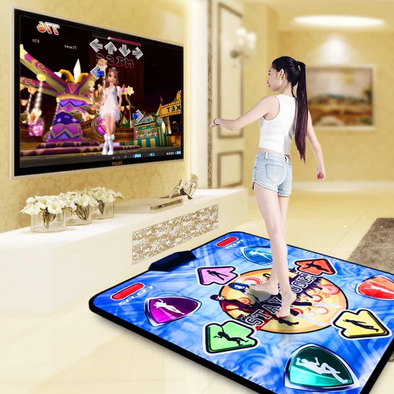 Tapis de danse sans fil avec USB, tapis de danse phtalstep, couverture de séparés euse, équipement R