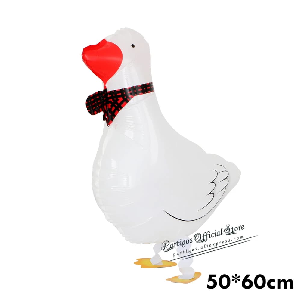 Mélanges de ballons en aluminium pour animaux marchants, chat mignon, chien, Panda, dinosaure, tigre