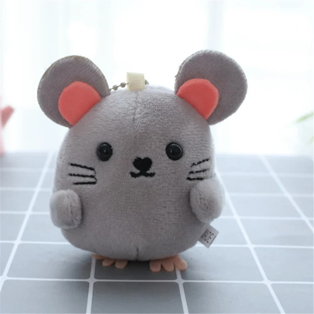 Peluche petite souris, Animal en peluche, porte-clés, poupée