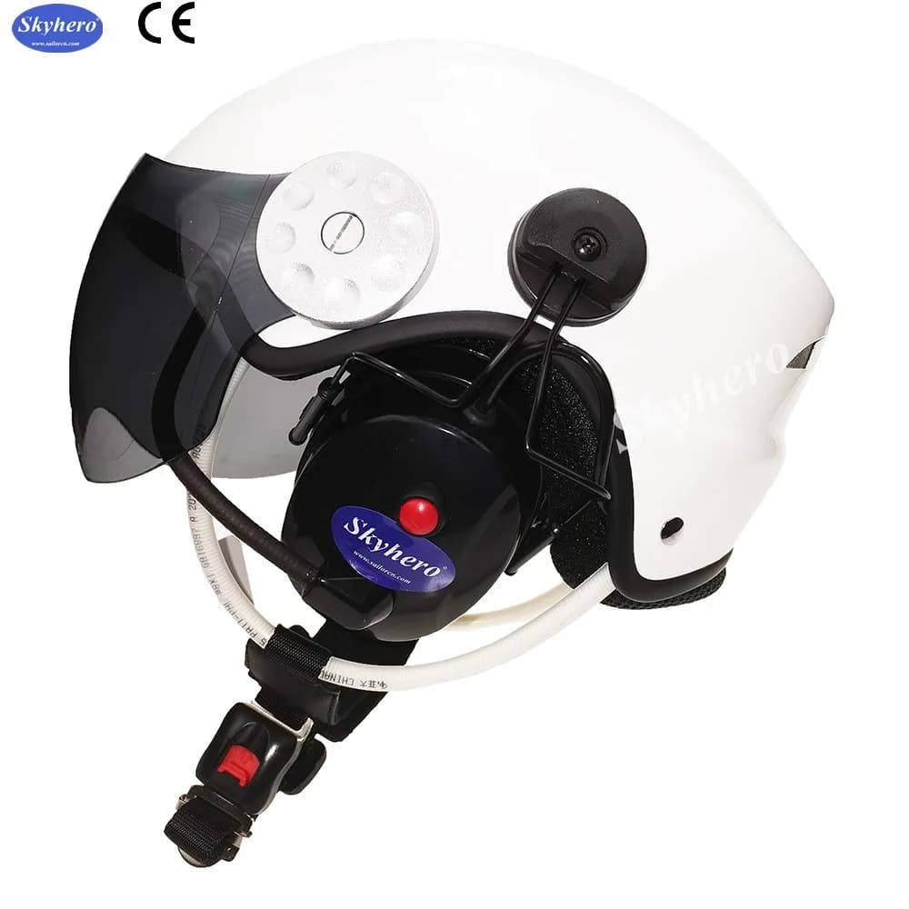 Casque de paramoteur à réduction de bruit élevée, utilisé pour différents types de casque d'avion de