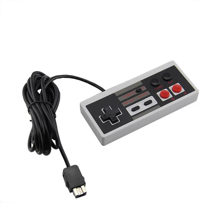 Manette de jeu rétro filaire NES Classic Mini Edition, Turbo, 2.7m, contrôleur de jeu pour Wii