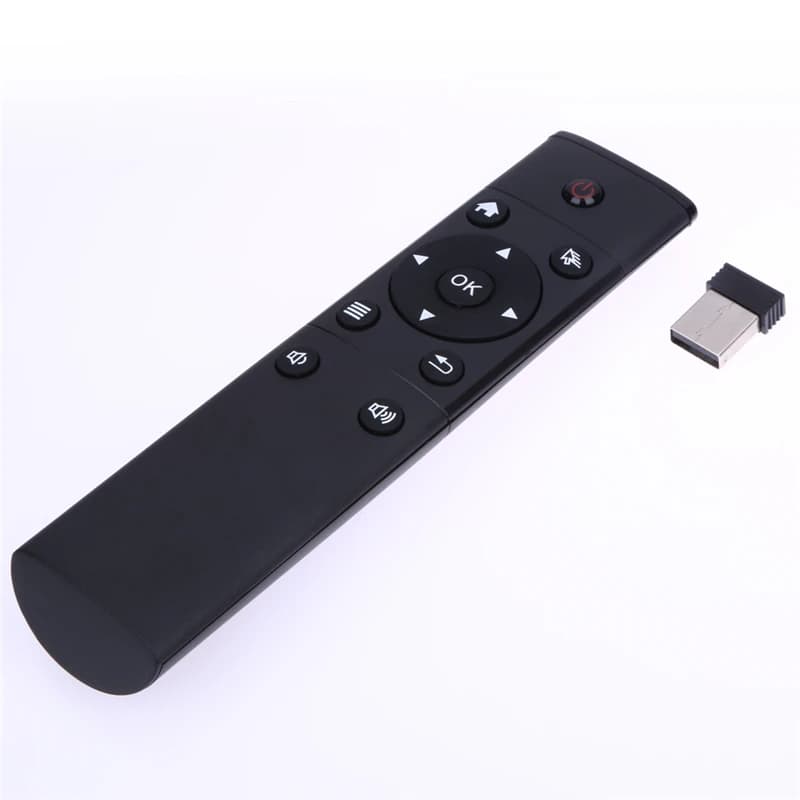 Clavier souris sans fil 2.4GHz, télécommande intelligente à 12 touches FM4, avec récepteur USB, pour