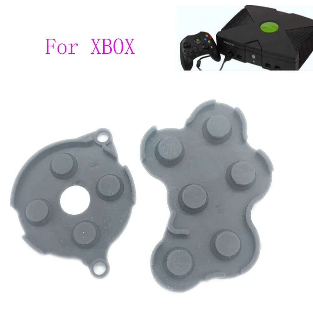 Pour XBOX GEN 1ST contrôleur conducteur en caoutchouc de silicone bouton tampon de Contact ABXY répa