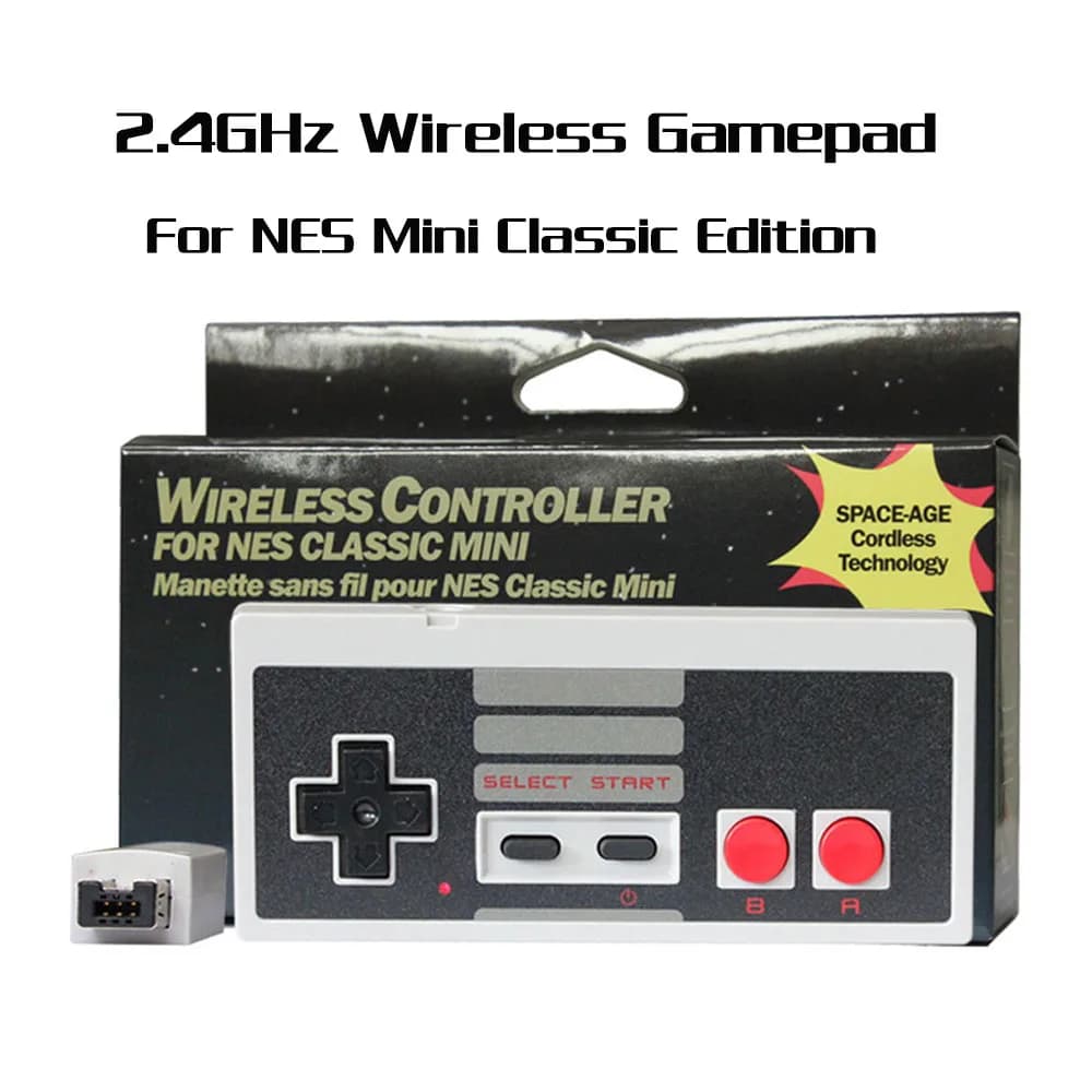 Contrôleur sans fil manette de jeu Joypad manette de jeu pour Nintendo NES Mini édition classique Co