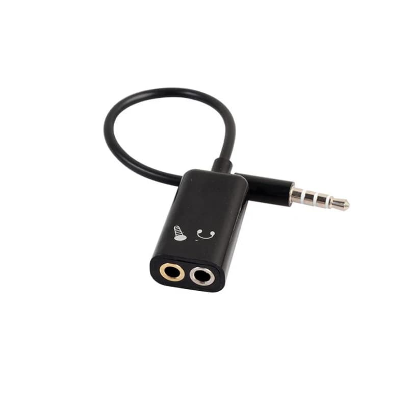 Adaptateur séparateur Audio 3.5mm mâle à 2 Jack femelles 3.5mm, connecteur AUX micro, convertisseur 