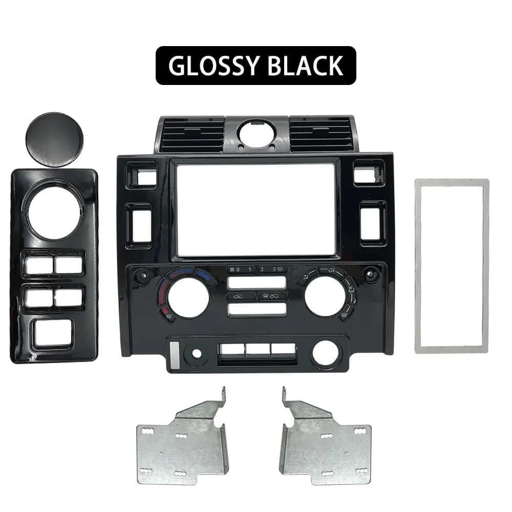Accessoires de voiture, style automobile, autoradio double DIN, kit de tableau de bord, console cent