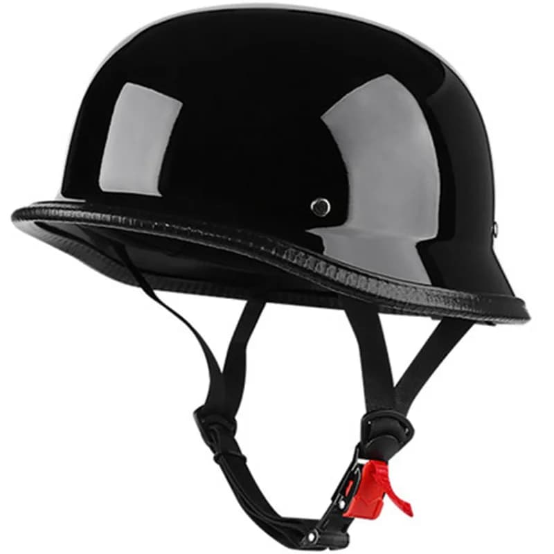 Demi-casque de Moto allemand Chopper Biker pilote Casque ouvert Moto Motocicleta Capacete Casco Casq