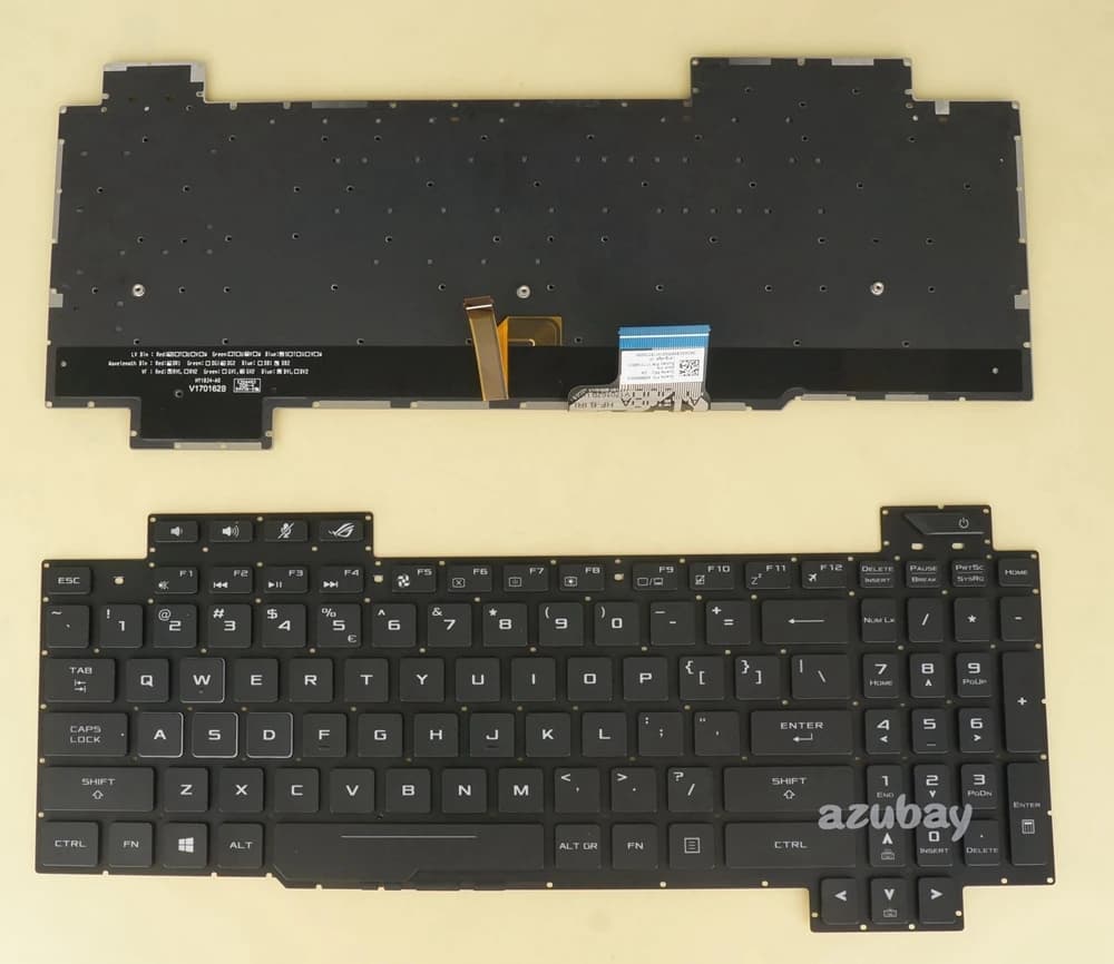 Clavier US AR GK KR UK CZ SK SV CR pour Asus V170146BS1 V170146BK1 AEB9BR00010 AEB9BQ00010 AEB9B + 0