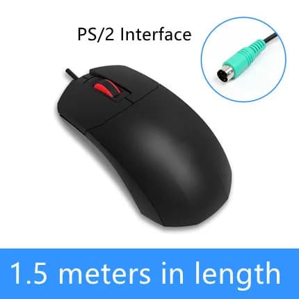 LINDO ZONE ordinateur de bureau filaire USB PS/2 souris Ultra-longue ligne 2M/3M 200CM/300CM ordinat