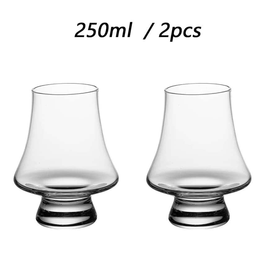 Ensemble de verres à whisky YWDL 2/4/6 pièces, 250 ml, verres à boire transparents sans plomb, verre