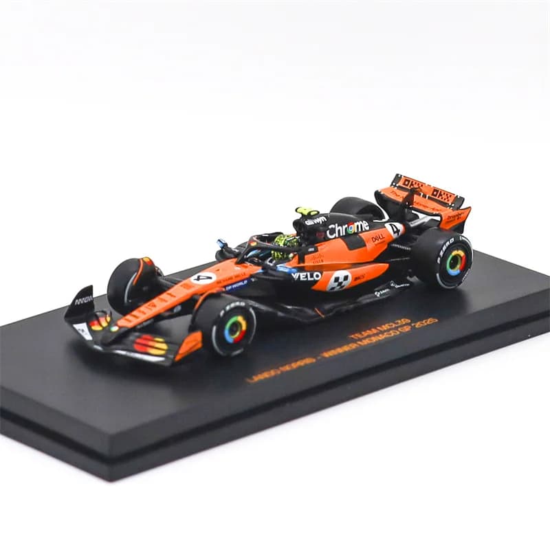 MINICHAMPS 1:64 TEAM MCL39 GP de Monaco 2025 Modèle de voiture miniature