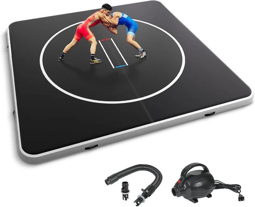Tapis de lutte gonflable en PVC sur mesure, tapis de sport unisexe pour BJJ, MMA, Judo, Boxe, coussi