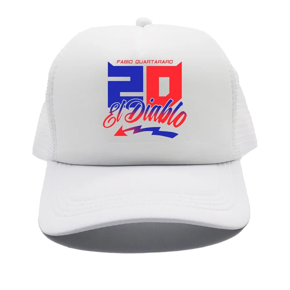 Fabio Quartararo 20-Casquette de Baseball pour Homme et Femme, Chapeau de Camionneur de Motocross, F