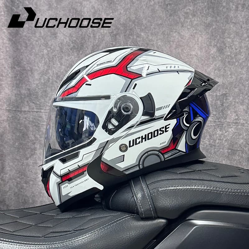 Casque de Moto DOT de haute qualité quatre saisons course de Motocross modulaire rabattable Casco Mo