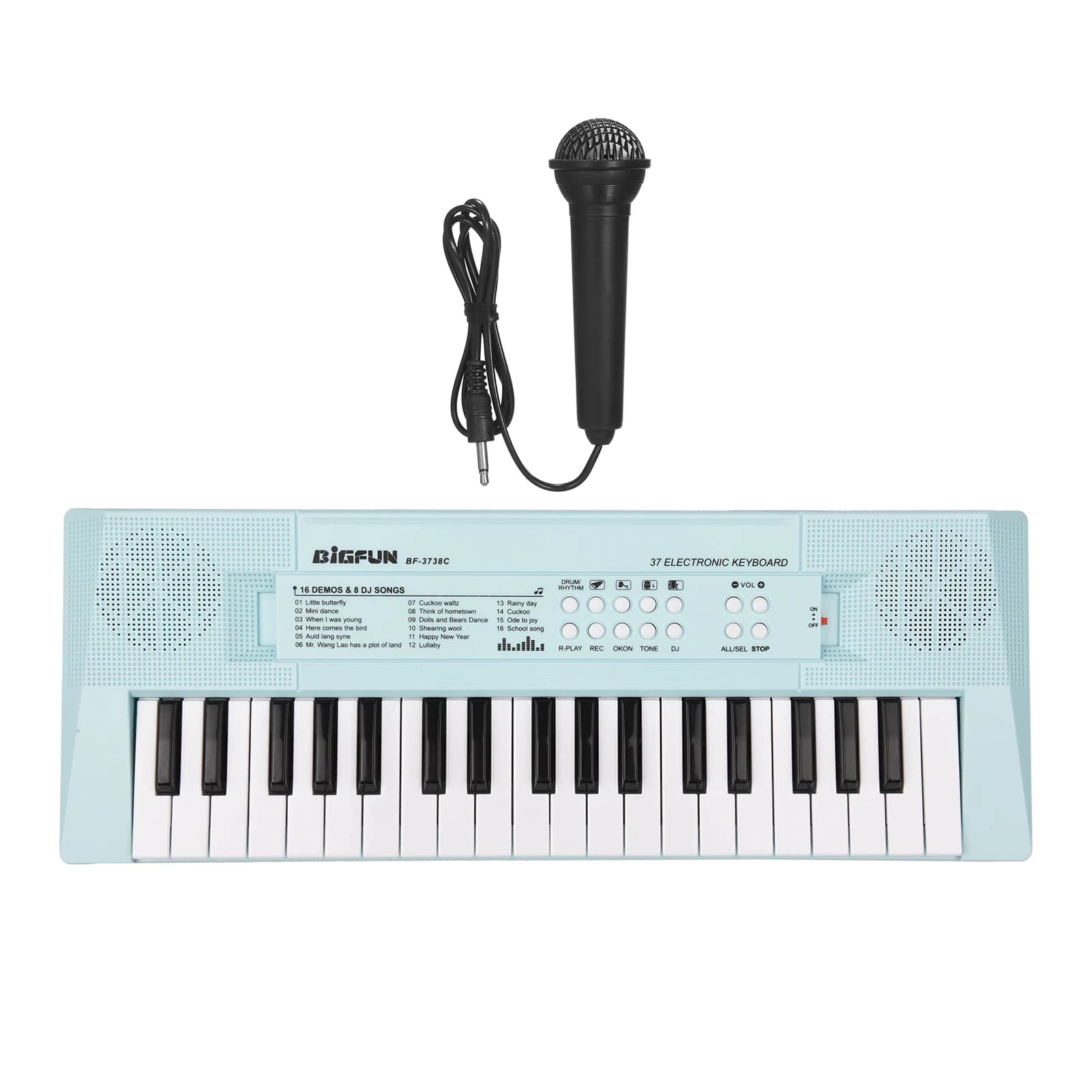 Clavier électronique multifonctionnel à 37 touches, Mini clavier électronique pour enfants, 16 chans