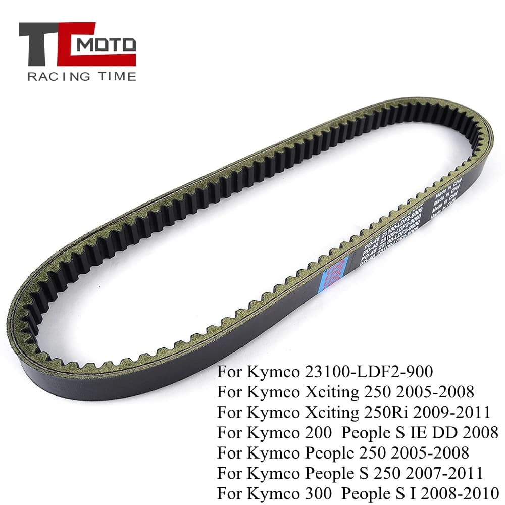 Courroie d'entraînement de moto, accessoires pour Kymco Xciting 250 250Ri 200 300 People S I IE DD