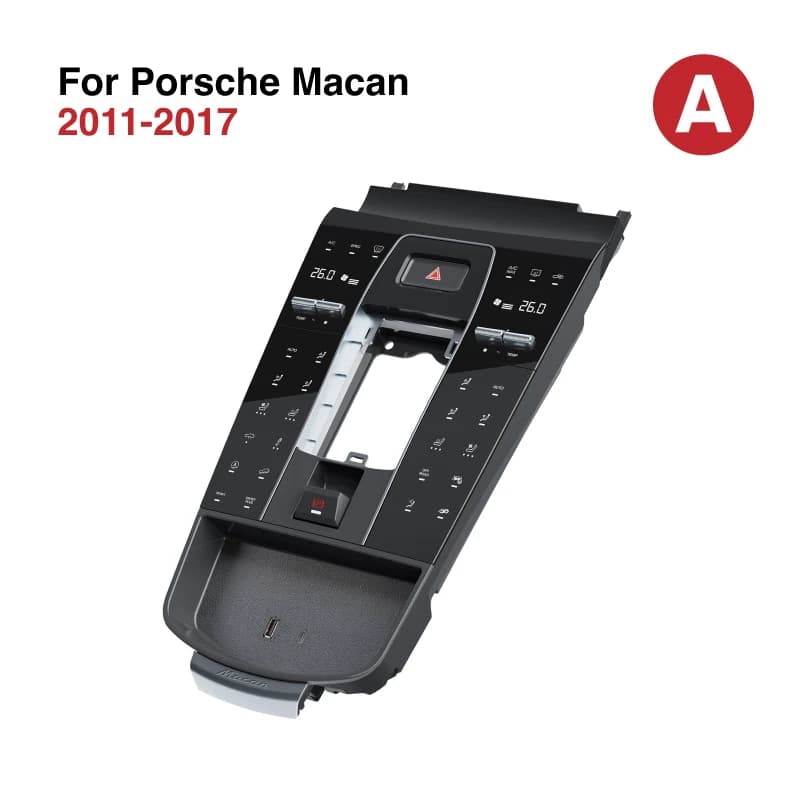 Console centrale avec écran tactile LCD pour Porsche Macan 2011-2021, modification intérieure de voi