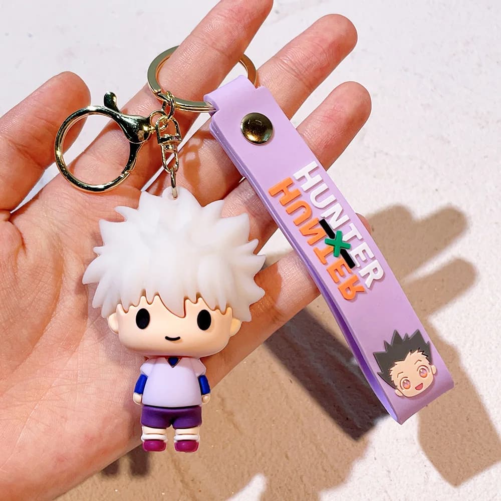 HUNTER X HUNTER Figure porte-clés Anime dessin animé GON · FREECSS poupée pendentif porte-clés voitu
