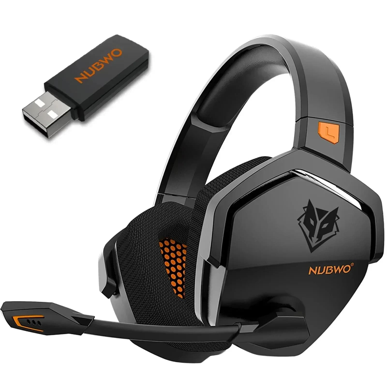 NUBWO G06 Pro casque de jeu sans fil avec Station de charge pour casque et contrôleur PS5 17ms pilot