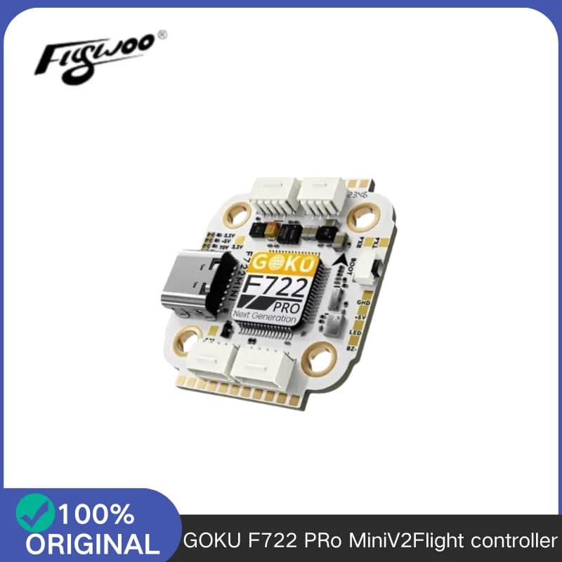 Flywoo GOKU F722 PRO Mini contrôleur de vol V2, O4/O4PRO Plug & Play double gyroscope 20x20mm pour D