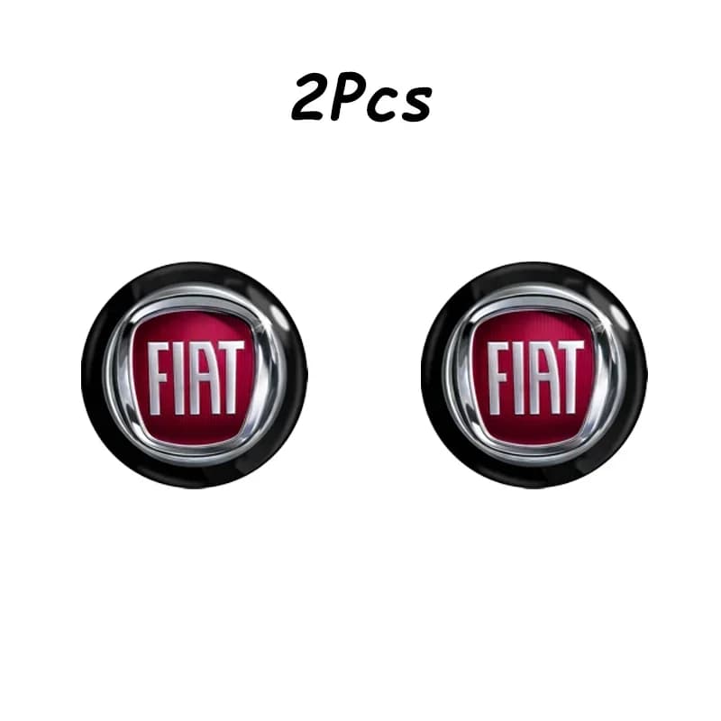 Autocollants pour clé télécommande de voiture, Badge de 14mm, décor pour Fiat 500 Logo Abarth 595 69
