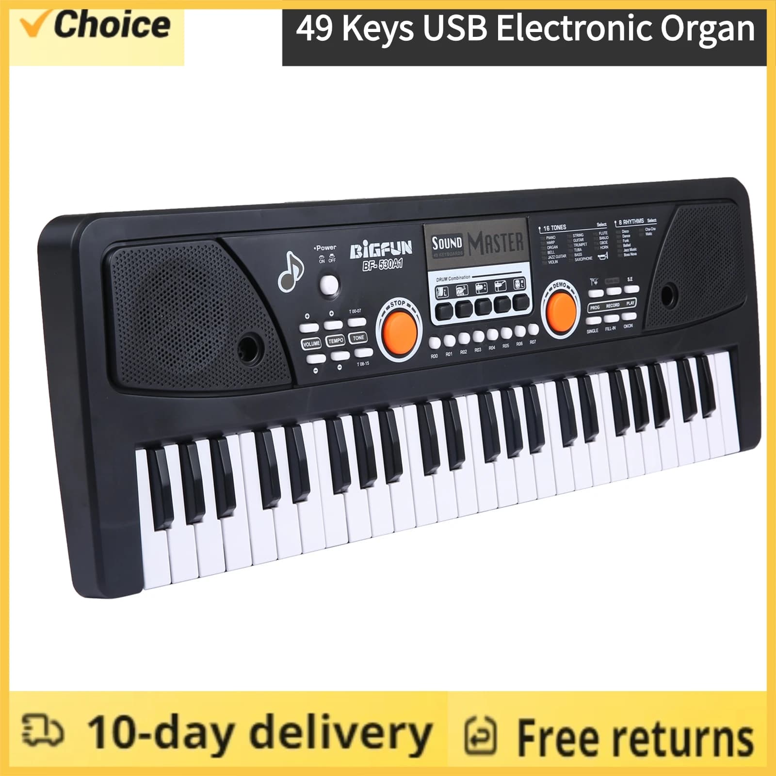 BIGFUN 37 touches/49 touches USB orgue électronique clavier Piano numérique musique clavier électron