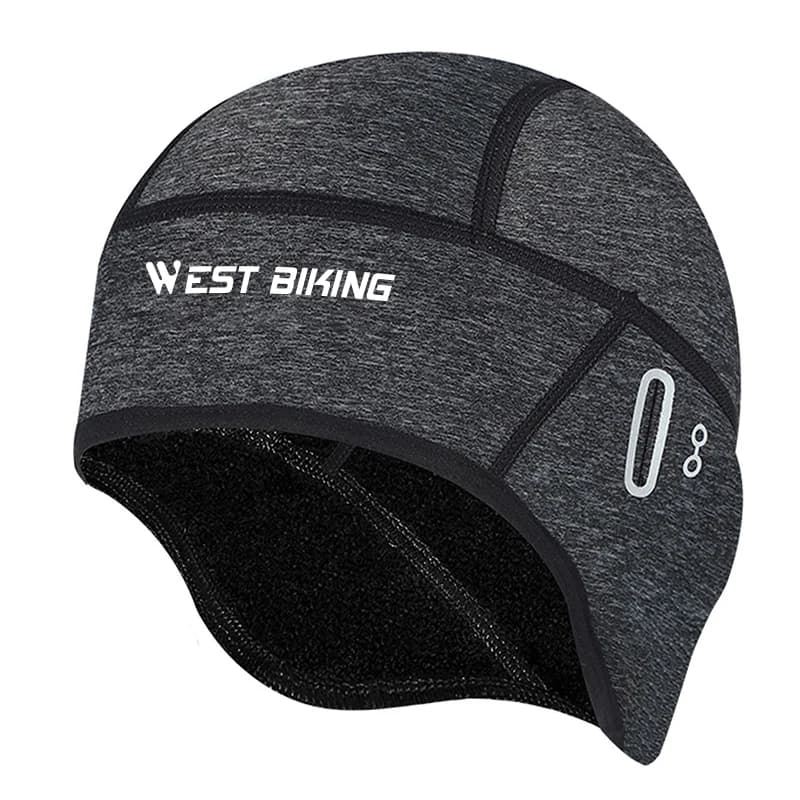 WEST BIKING – casquette de cyclisme en polaire pour hommes, coupe-vent thermique, doublure de casque