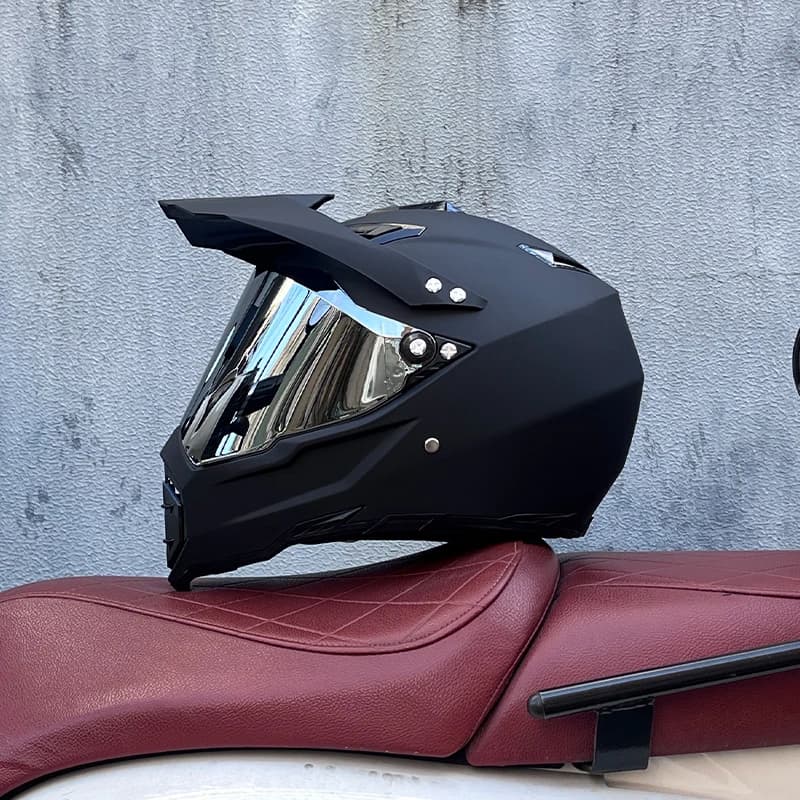 Casque de moto tout-terrain, casque d'équitation, casque de rallye, casque complet certifié DOT, cas