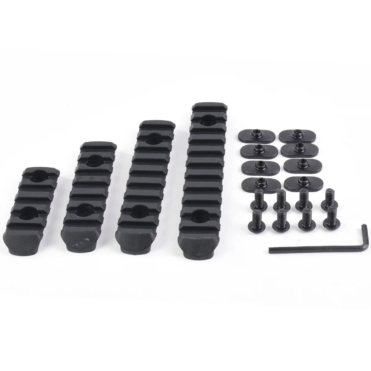 Kit de décoration de rail tactique 20 mm, modification d'accessoires, 4 pièces MOE, adaptateur de mo