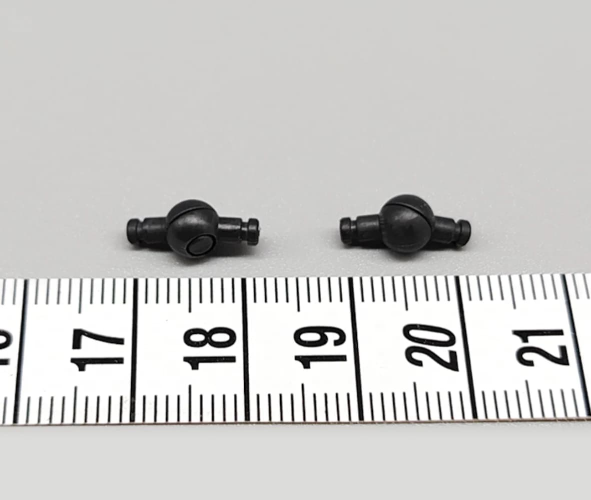 Modèle accessoire RA-02 à l'échelle 1/12 pour femme de chambre tactique en coquille d'escargot de 6 