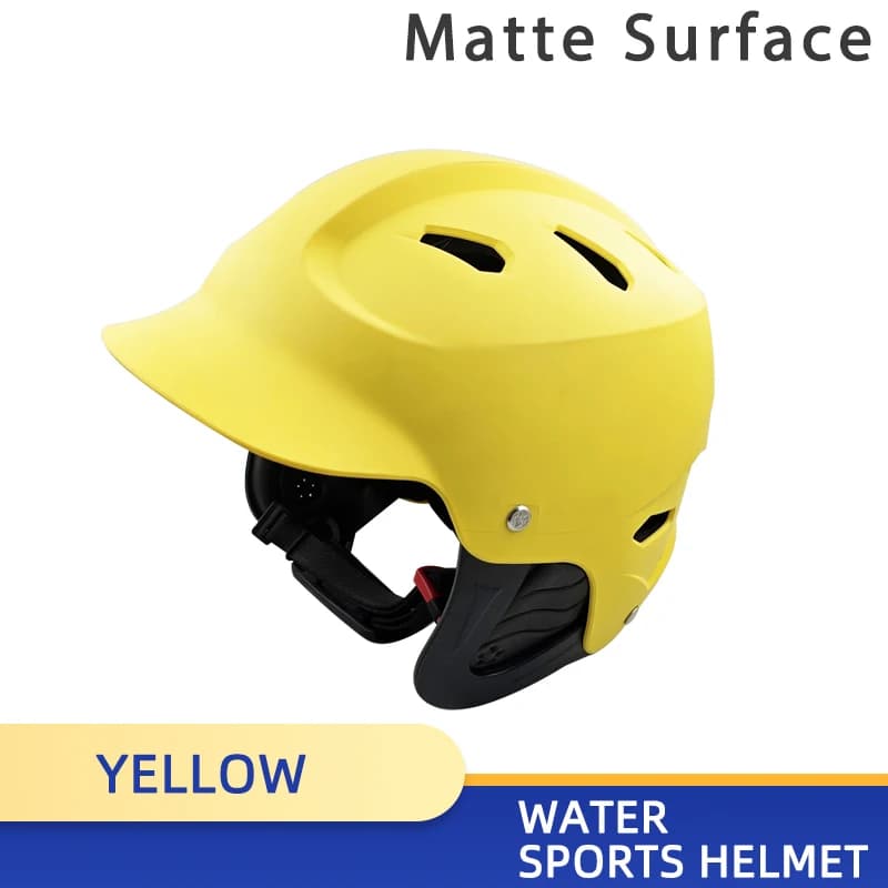 Casque de sécurité réglable pour sports nautiques, kayak, ski nautique, canoë, 12 couleurs, protège 