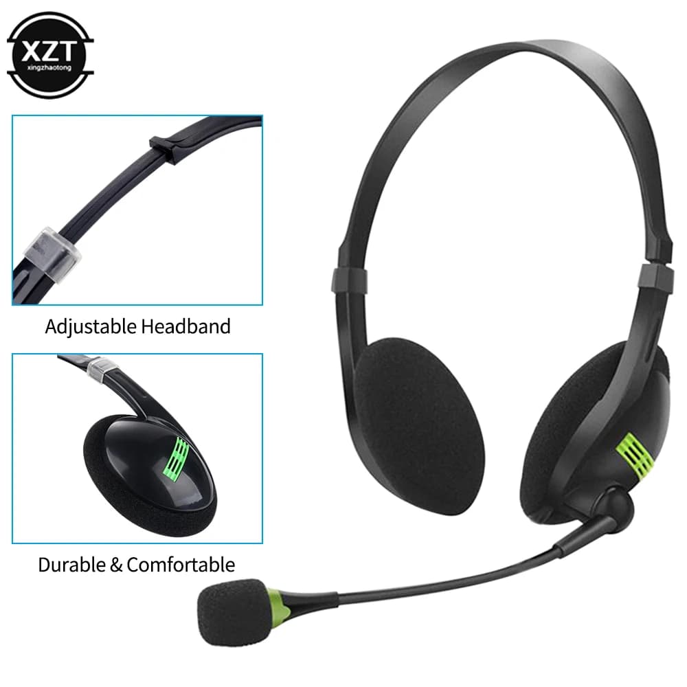 Écouteurs filaires antibruit 3.5mm, casque universel avec Microphone pour PC/ordinateur portable/ord