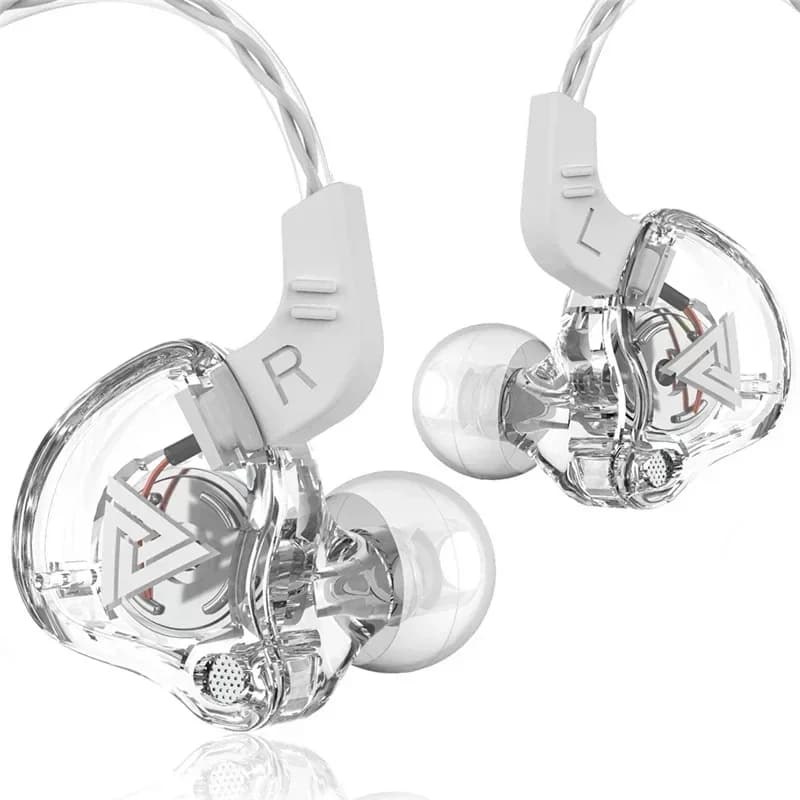 VIKEFON QKZ AK6 – écouteurs intra-auriculaires avec 6 unités de sonorisation dynamiques, micro, stér