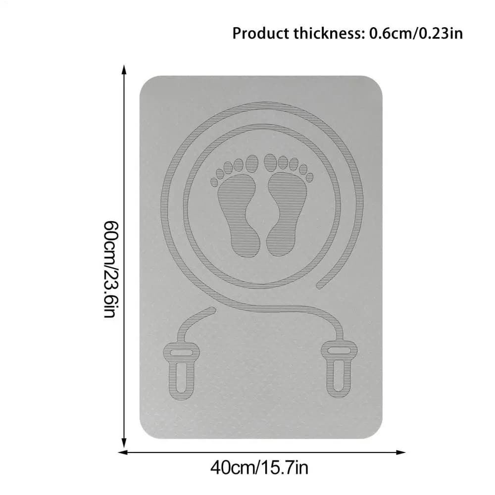 Tapis de saut à la corde de 6 mm en TPE, anti-choc, anti-bruit, tapis d'exercice pour la maison, la 