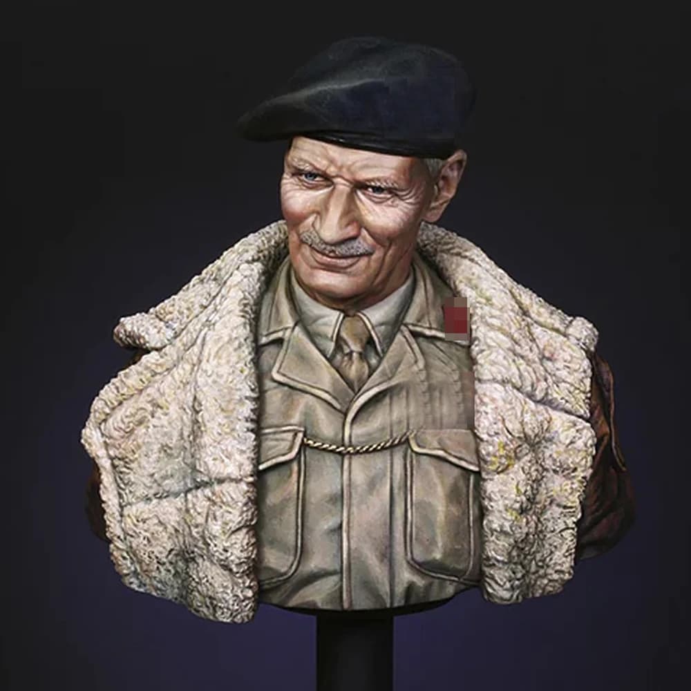 1/10 Bernard, figurine en résine, buste, GK, thème militaire, kit non assemblé et non peint