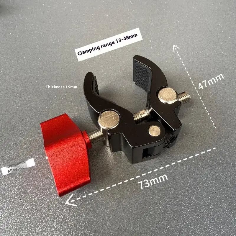 1 ensemble d'accessoires de photographie pour appareil photo, Super pince en métal avec Double tête 