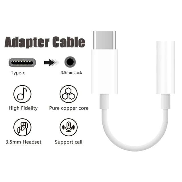 Adaptateur Audio 2 en 1 USB C vers prise Jack 3 5mm type-c, câble Aux de charge 3.5mm pour Samsung X