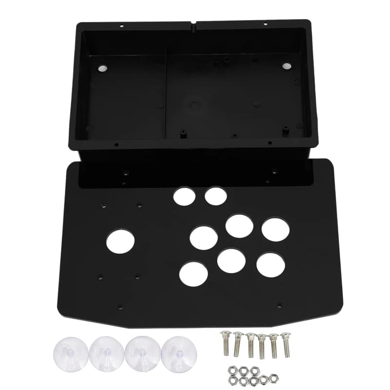 Boîtier de panneau en acrylique pour jeu d'arcade, kit de manette de jeu à monter soi-même
