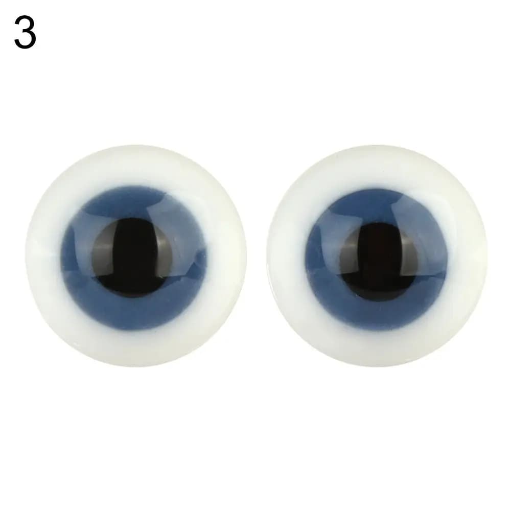 Bricolage de haute qualité pour les yeux en verre BJD, globes oculaires, jouets animaux de sécurité,