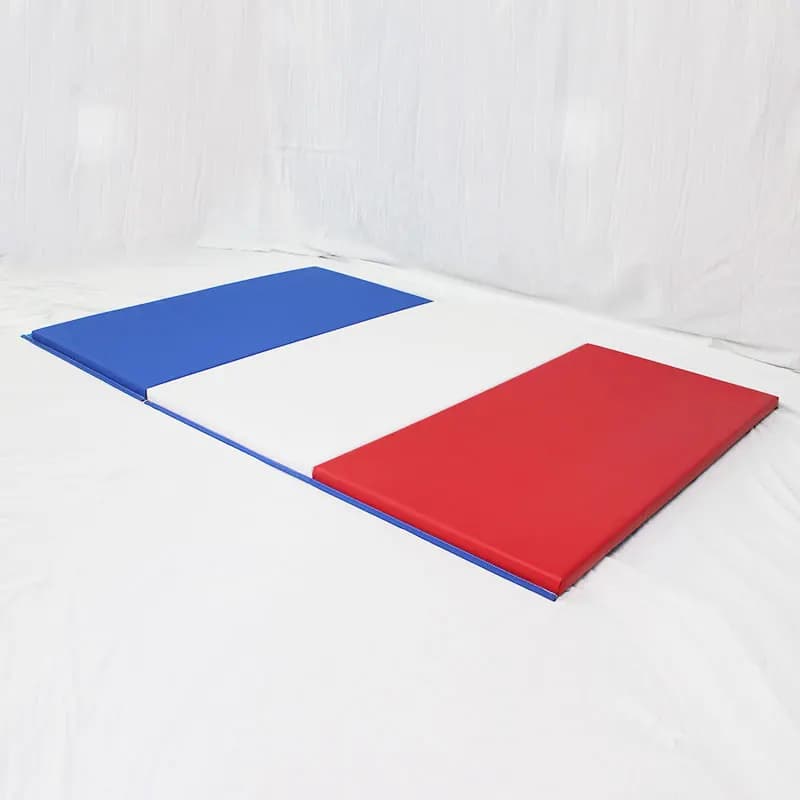 Tapis de yoga pliable et antidérapant en PU + EPE de 2 pouces d'épaisseur, pour l'école et la maison