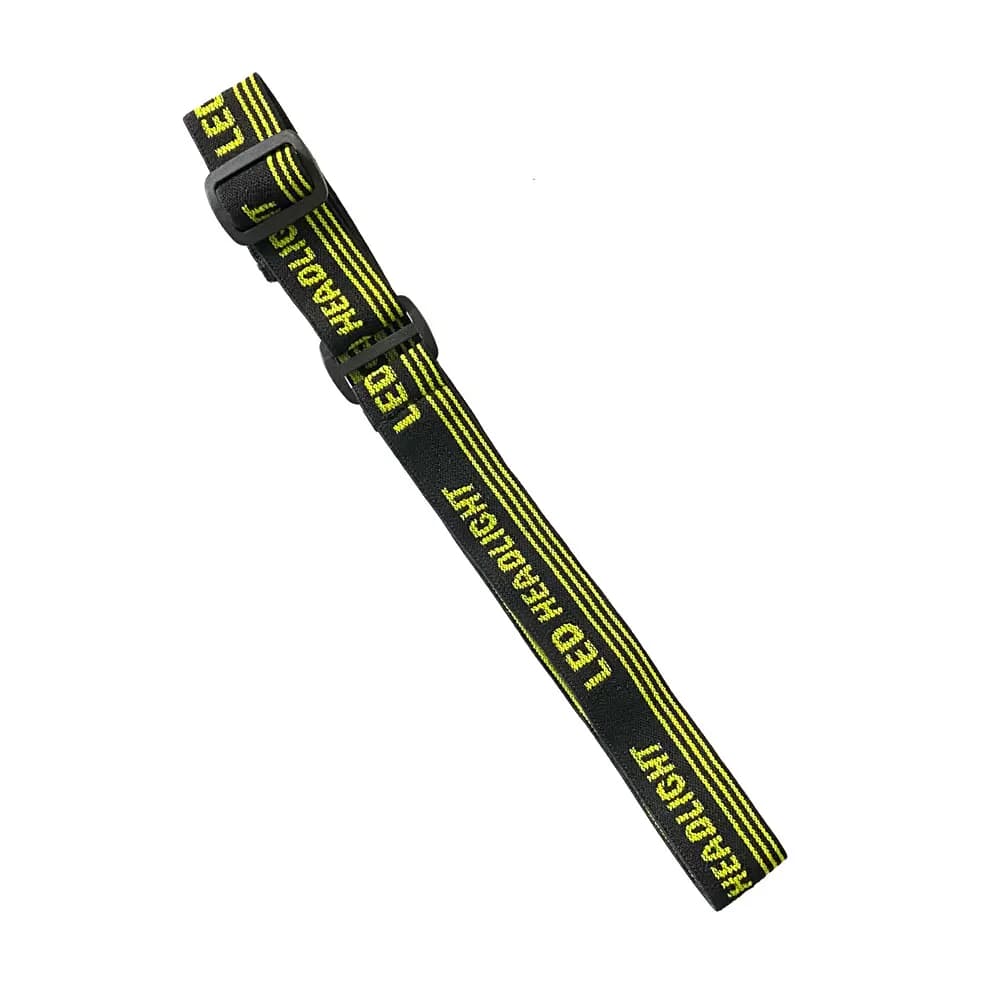 Sangle de tête élastique blanc vert, 1 pièce, bandeau réglable pour lampe de poche, phare d'extérieu