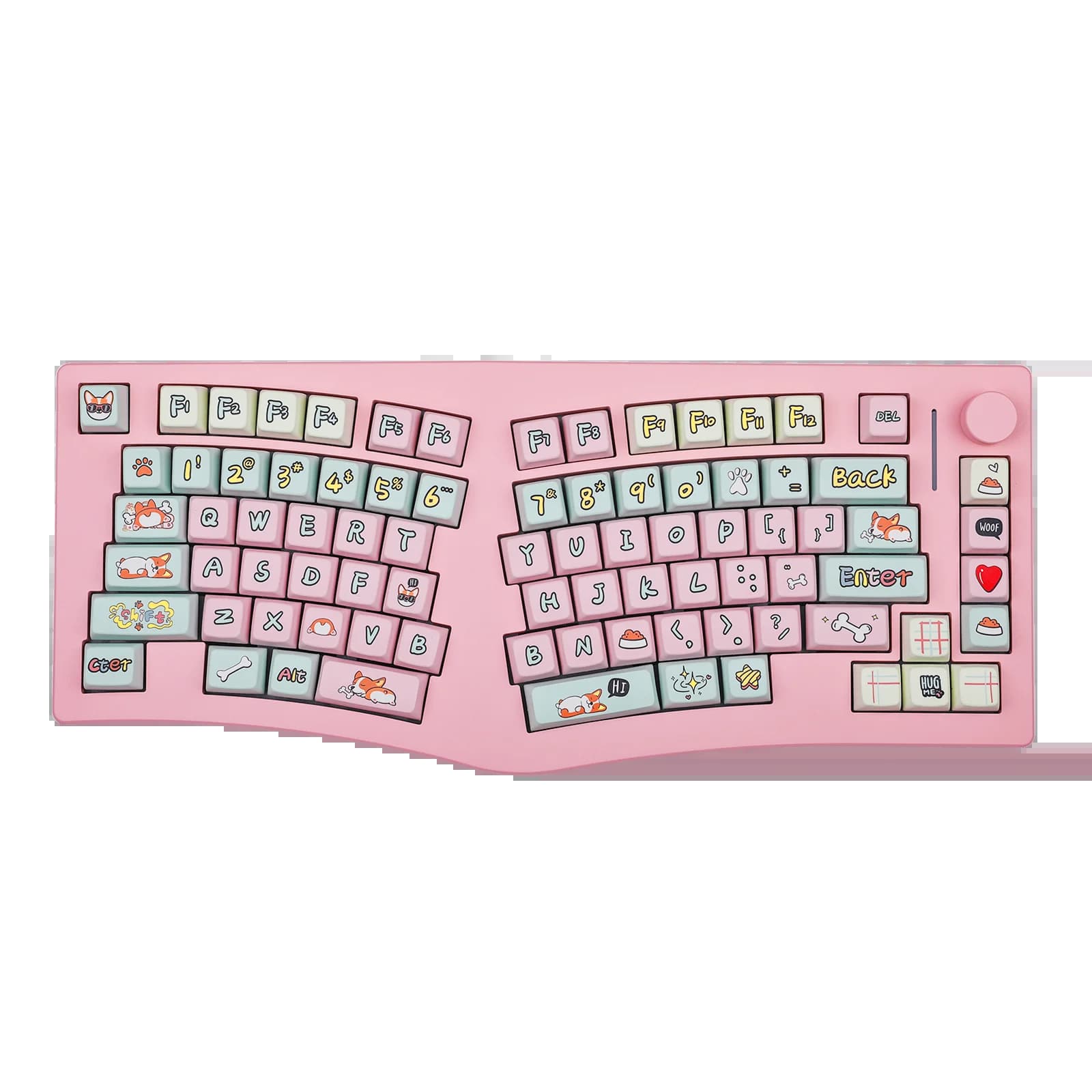 Feker Alice75 QMK/VIA Alice disposition joint en aluminium échange à chaud filaire/Bluetooth/2.4GHz 