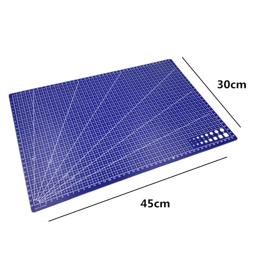Tapis de découpe A3 Premium 45x30cm, tapis artisanal en PVC auto-guérison pour la couture, Patchwork
