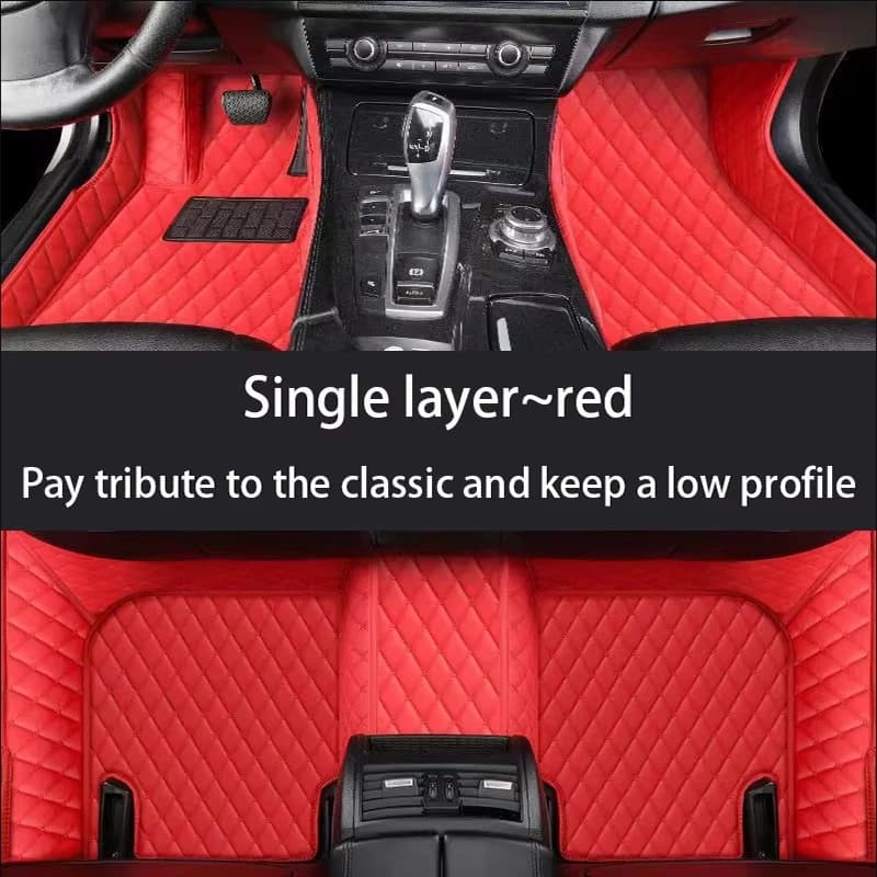 Tapis de sol de voiture en Faux cuir de luxe, antidérapant, en diamant, quatre saisons, pour Fiat To