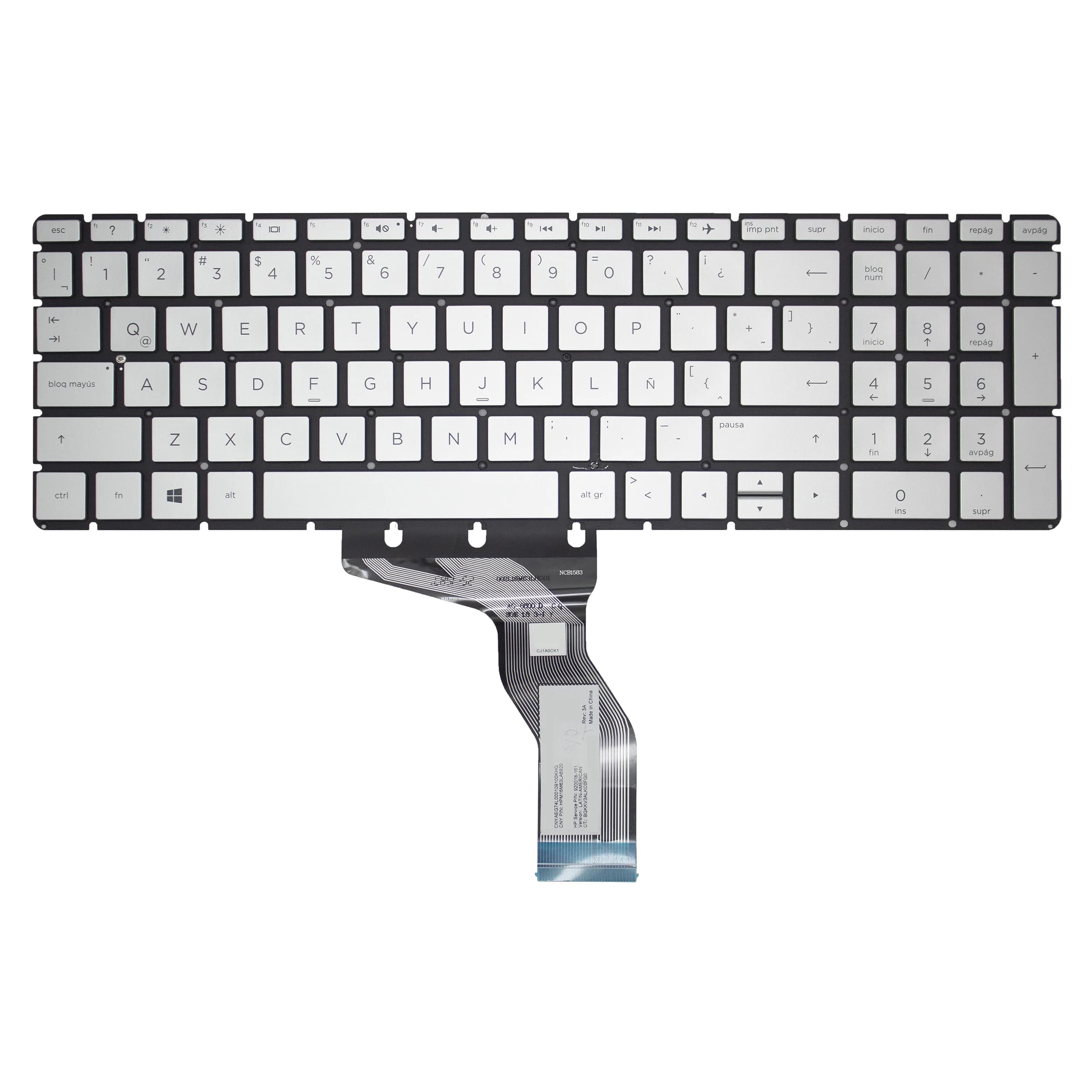 Nouveau clavier pour HP 15-EF 15-DY 15S-EQ 15S-ER 15S-FR TPN-Q222 TPN-Q230 L63578-001 accessoires de