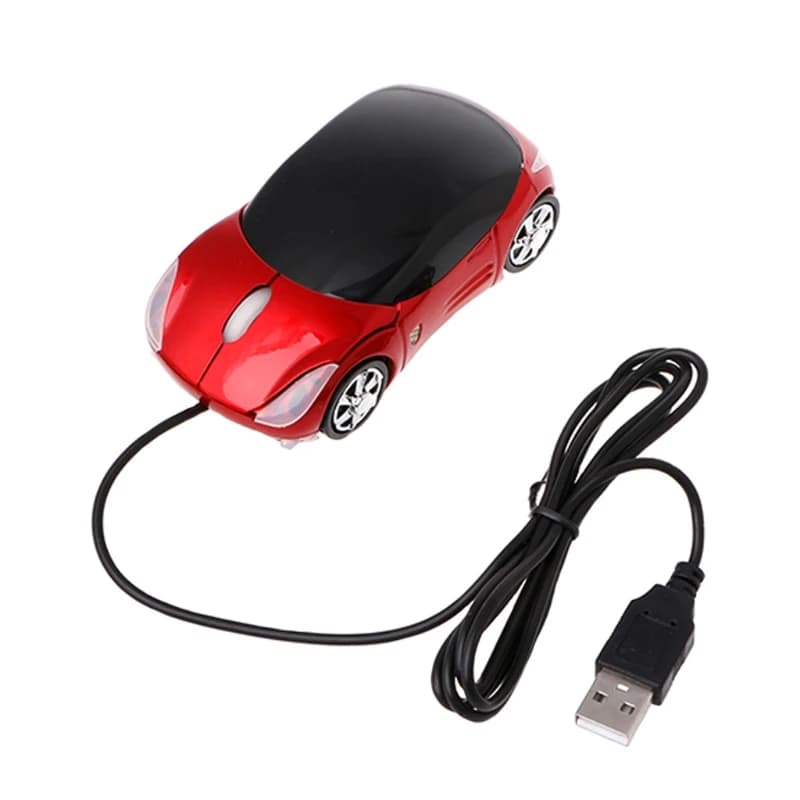 DN59 1000DPI Mini USB filaire souris jeu mécanique en forme voiture cordon Portable 3D souris optiqu