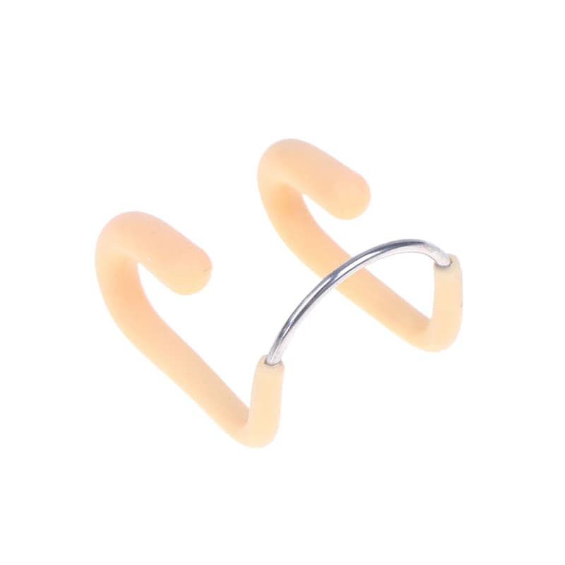 Pince-nez en fil d'acier et Silicone souple, équipement de plongée, Clip de nez Durable pour la nata