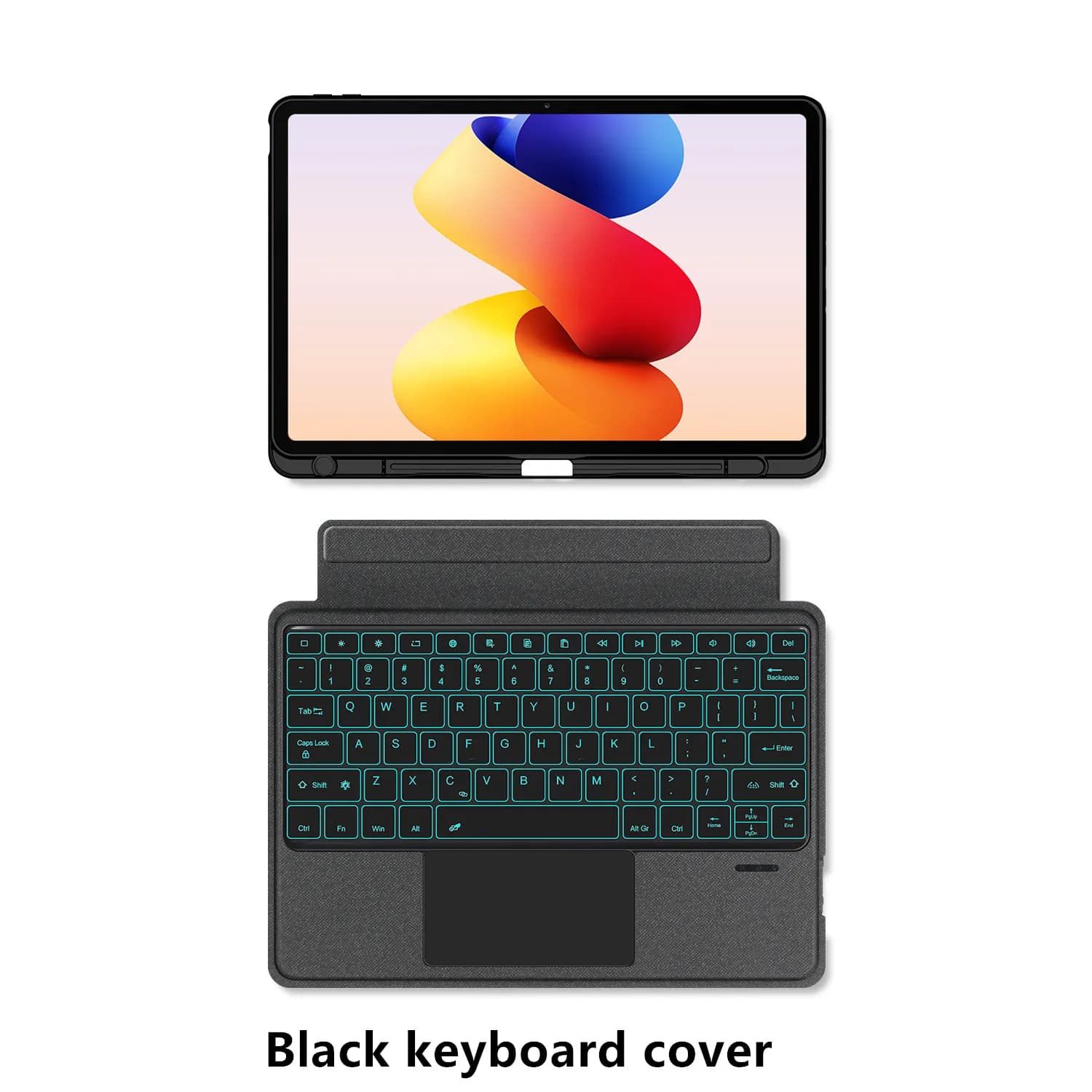 Étui pour clavier magique pour Xiaomi Redmi Pad 2 Pro, 12.1 pouces, 2025 Redmi Pad 2 Pro Poco Pad, h