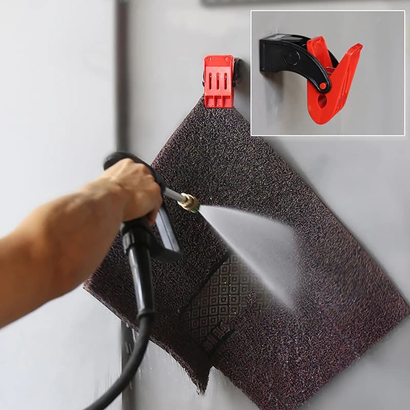 Pinces de nettoyage pour tapis de sol de voiture, crochets multifonctionnels pour le lavage des tapi